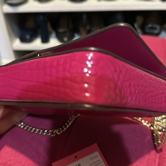 Kate Spade berryblitz romy croc embossed chain wallet - Picture 8 of 8